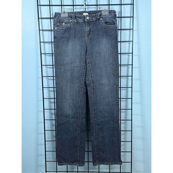 Cache Midrise Bootcut Denim Jeans Womens 10 Blue Vintage Y2K‎ Mom Casual - Picture 1 of 12